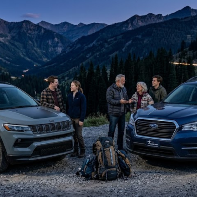 Compare the 2025 Jeep Compass and Subaru Ascent